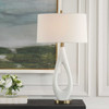 Uttermost Promenade White Table Lamp