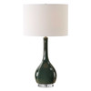 Uttermost Essex Green Glass Table Lamp