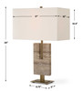 Uttermost Turning Point Travertine Table Lamp
