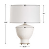Uttermost Maisie White Table Lamp