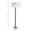 Uttermost Keros Dark Oak Floor Lamp
