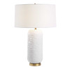 Uttermost Iona White Glaze Table Lamp