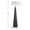 Uttermost Lathey Tapered Floor Lamp