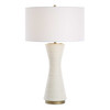 Uttermost Ridgeline Matte White Table Lamp