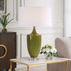Uttermost Adela Moss Green Table Lamp