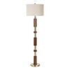 Uttermost Stacked Wooden Floor Lamp
