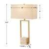 Uttermost Warrick Modern Travertine Table Lamp