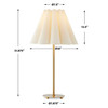 Uttermost Lilabet Fluted Shade Table Lamp