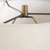 Uttermost Bower Matt Black Table Lamp