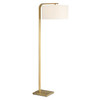 Uttermost Laight Antique Brass Floor Lamp