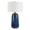 Uttermost Brae Blue Glaze Table Lamp