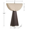 Uttermost Conover Brown Modern Table Lamp