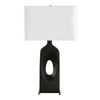 Uttermost Void Matte Black Table Lamp