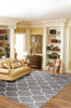 Nourison Windsor WIN01 Silver Area Rugs