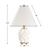 Uttermost Bora White Accent Lamp