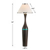 Uttermost Pravin Dark Wood Floor Lamp