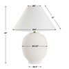 Uttermost Rocio Ceramic White Table Lamp