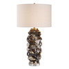 Uttermost Cuoco Mottled Brown Table Lamp