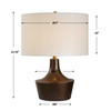Uttermost Paseo Bronze Table Lamp