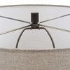 Uttermost Barat White Ceramic Table Lamp