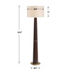 Uttermost Forage Dark Oak Floor Lamp