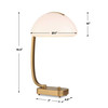 Uttermost Bend The Rules Brass Desk Lamp