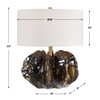 Uttermost Jaudon Brown Glass Table Lamp