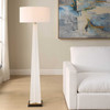 Uttermost Rosin White Floor Lamp