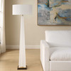 Uttermost Rosin White Floor Lamp