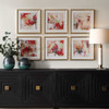 Uttermost Fresh Start Red Abstract Prints Set/6