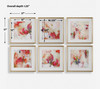 Uttermost Fresh Start Red Abstract Prints Set/6
