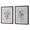 Uttermost Delicate Flowers Framed Prints Set/2