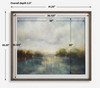 Uttermost Blue Reverie Framed Abstract Lake Print
