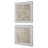 Uttermost Unpredictable Hand Painted Canvases Set/2