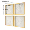 Uttermost Fourfold Framed Prints Set/4