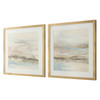 Uttermost So Golden Abstract Landscape Prints Set/2