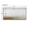 Uttermost Hazy Lake Framed Landscape Art