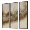 Uttermost Smoke Break Hand Painted Modern Art Set/3