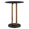 Uttermost Aperture Brass Accent Table