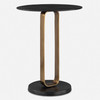 Uttermost Aperture Brass Accent Table
