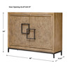 Uttermost Paltrow Burl 2 Door Cabinet