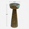 Uttermost Mano Blue-Green Drink Table