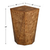 Uttermost Hughes Geometric Accent Table