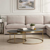 Uttermost Aragon Gray Nesting Coffee Tables Set/2