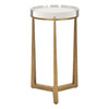 Uttermost Midas Antique Gold Accent Table