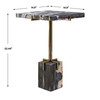 Uttermost Rowman Petrified Wood Accent Table