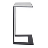 Uttermost Kenora White Marble Accent Table