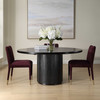 Uttermost Hersch Round Black Dining Table
