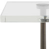 Uttermost Pelton Marble Glass Drink Table