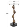 Uttermost Remolino Bronze Drink Table